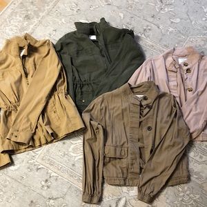 Set of 4 Old Navy Women’s Tall Small Jackets